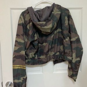 F21 Camo Windbreaker
